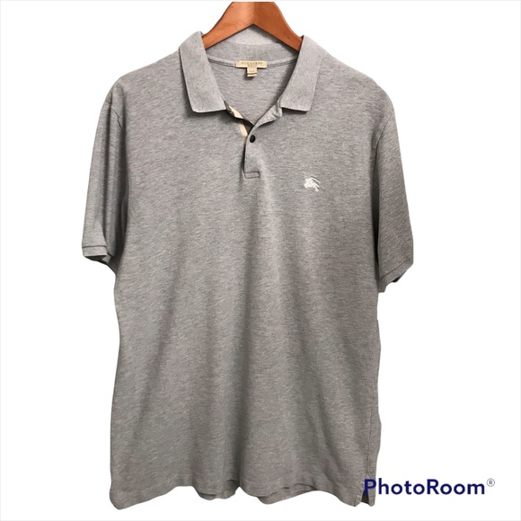Burberry Other - BURBERRY / Brit Classic Fit Mens Gray Polo size XL